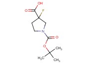 1-(<span class='lighter'>TERT-BUTOXYCARBONYL</span>)-3-FLUOROPYRROLIDINE-3-<span class='lighter'>CARBOXYLIC</span> ACID