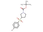1-吡咯<span class='lighter'>烷</span>羧酸,3-[(4-<span class='lighter'>溴</span>苯基)磺酰]-, 1,1-二甲基乙基酯