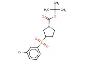 1-吡咯<span class='lighter'>烷</span>羧酸,3-[(3-<span class='lighter'>溴</span>苯基)磺酰]-, 1,1-二甲基乙基酯