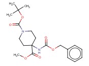METHYL 1-<span class='lighter'>BOC</span>-4-(CBZ-AMINO)<span class='lighter'>PIPERIDINE</span>-4-CARBOXYLATE