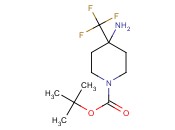 <span class='lighter'>TERT-BUTYL</span> 4-<span class='lighter'>AMINO</span>-4-(TRIFLUOROMETHYL)PIPERIDINE-1-CARBOXYLATE