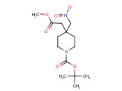 TERT-BUTYL 4-(2-METHOXY-2-OXOETHYL)-4-(NITROMETHYL)PIPERIDINE-1-CARBOXYLATE