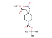 TERT-BUTYL 4-(2-<span class='lighter'>METHOXY</span>-2-OXOETHYL)-4-(NITROMETHYL)<span class='lighter'>PIPERIDINE</span>-1-CARBOXYLATE