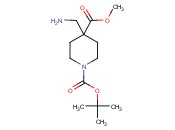 4-氨基甲基-1-<span class='lighter'>叔</span><span class='lighter'>丁</span>氧羰基哌啶-4-甲酸甲<span class='lighter'>酯</span>