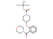 4-[2-(4-吗啉基<span class='lighter'>羰基</span>)<span class='lighter'>苯</span>氧基]-1-哌啶甲酸<span class='lighter'>叔</span><span class='lighter'>丁</span><span class='lighter'>酯</span>