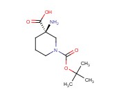 (R)-3-<span class='lighter'>氨基</span>-1-<span class='lighter'>叔</span><span class='lighter'>丁</span><span class='lighter'>氧</span><span class='lighter'>羰基</span><span class='lighter'>哌啶</span>-3-羧酸