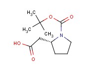 (R)-2-(1-(TERT-BUTOXYCARBONYL)<span class='lighter'>PYRROLIDIN-2-YL</span>)ACETIC ACID