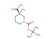 (S)-3-<span class='lighter'>氨基</span>-1-<span class='lighter'>叔</span><span class='lighter'>丁</span><span class='lighter'>氧</span><span class='lighter'>羰基</span><span class='lighter'>哌啶</span>-3-羧酸