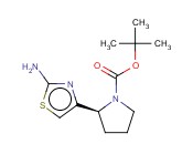 (S)-<span class='lighter'>TERT-BUTYL</span> 2-(2-AMINOTHIAZOL-4-YL)PYRROLIDINE-1-<span class='lighter'>CARBOXYLATE</span>