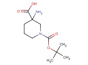 3-<span class='lighter'>AMINO</span>-1-(<span class='lighter'>TERT</span>-BUTOXYCARBONYL)PIPERIDINE-3-CARBOXYLIC ACID