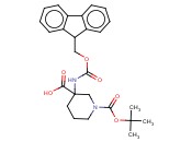 3-(9H-FLUOREN-9-YLMETHOXYCARBONYLAMINO)-<span class='lighter'>PIPERIDINE</span>-1,3-DICARBOXYLIC ACID 1-TERT-BUTYL ESTER