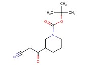 3-(2-CYANO-<span class='lighter'>ACETYL</span>)-PIPERIDINE-1-CARBOXYLIC ACID TERT-BUTYL ESTER
