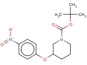 3-(4-硝基苯氧基)四氢-1(2H)-<span class='lighter'>吡啶</span><span class='lighter'>羧酸</span><span class='lighter'>叔</span><span class='lighter'>丁</span><span class='lighter'>酯</span>
