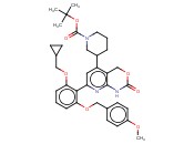 3-[7-[2-(<span class='lighter'>环</span>丙基<span class='lighter'>甲</span>氧基)-6-[(4-<span class='lighter'>甲</span>氧基苯基)<span class='lighter'>甲</span>氧基]苯基]-1,4-二氢-2-氧代-2H-吡啶并[2,3-d][1,3]恶嗪-5-基]-1-哌啶<span class='lighter'>甲酸</span>叔丁<span class='lighter'>酯</span>