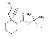2-(2-氯<span class='lighter'>乙基</span>)-2-氰基-1-哌啶羧酸<span class='lighter'>叔</span><span class='lighter'>丁</span><span class='lighter'>酯</span>