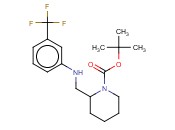 1-哌啶羧酸,2-[[[3-(<span class='lighter'>三</span>氟甲基)<span class='lighter'>苯基</span>]氨基]甲基]-, 1,1-二甲基<span class='lighter'>乙基</span>酯