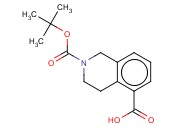 2-(<span class='lighter'>TERT-BUTOXYCARBONYL</span>)-1,2,3,4-TETRAHYDROISOQUINOLINE-5-<span class='lighter'>CARBOXYLIC</span> ACID