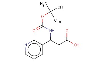 <span class='lighter'>3-TERT-BUTOXYCARBONYLAMINO-3-PYRIDIN-3-YL-PROPIONIC</span> ACID