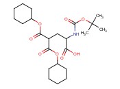 N-BOC-G,G'-<span class='lighter'>DICYCLOHEXYL</span>-D,L-CARBOXYGLUTAMIC ACID