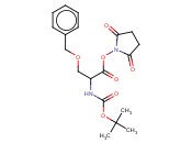 O-BENZYL-N-(TERT-BUTOXYCARBONYL)-L-SERINE <span class='lighter'>N-HYDROXYSUCCINIMIDE</span> ESTER