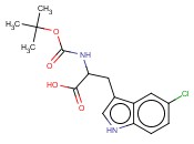 酸2-[（叔丁氧基羰基）氨基]-3-（5-<span class='lighter'>氯</span>-1H-<span class='lighter'>吲哚</span>-3-基）丙酸