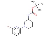 N-[1-(6-溴-2-<span class='lighter'>吡啶基</span>)-3-<span class='lighter'>哌啶</span><span class='lighter'>基</span>]氨基甲酸叔丁酯