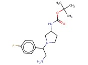 叔-<span class='lighter'>丁基</span> N-[1-[2-氨基-1-(4-氟苯基)乙基]<span class='lighter'>吡咯烷</span>-3-基]氨基甲酸酯