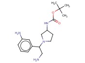 叔-<span class='lighter'>丁基</span> N-[1-[2-氨基-1-(3-氨基苯基)乙基]<span class='lighter'>吡咯烷</span>-3-基]氨基甲酸酯