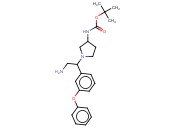 叔-<span class='lighter'>丁基</span> N-[1-[2-氨基-1-(3-苯氧基苯基)乙基]<span class='lighter'>吡咯烷</span>-3-基]氨基甲酸酯