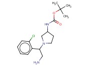 叔-<span class='lighter'>丁基</span> N-[1-[2-氨基-1-(2-氯苯基)乙基]<span class='lighter'>吡咯烷</span>-3-基]氨基甲酸酯