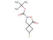 1-(BOC-<span class='lighter'>AMINO</span>METHYL)-3-FLUOROCYCLOBUTANECARBOXYLIC ACID