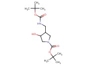 4-<span class='lighter'>BOC-AMINOMETHYL-1-N-BOC</span>-PYRROLIDIN-3-OL