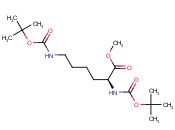 <span class='lighter'>Boc</span>-Lys(<span class='lighter'>Boc</span>)-OMe