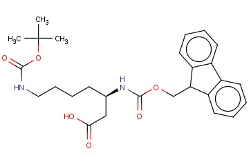 Nβ-芴甲氧<span class='lighter'>羰基</span>-Nω-<span class='lighter'>叔</span><span class='lighter'>丁</span><span class='lighter'>氧</span><span class='lighter'>羰基</span>-<span class='lighter'>L-</span>β-高赖<span class='lighter'>氨酸</span>