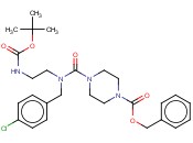 4-[[[(4-氯苯基)甲基][2-[[<span class='lighter'>叔</span><span class='lighter'>丁</span><span class='lighter'>氧</span><span class='lighter'>羰基</span>]<span class='lighter'>氨基</span>]乙基]<span class='lighter'>氨基</span>]<span class='lighter'>羰基</span>]-1-哌嗪甲酸苄<span class='lighter'>酯</span>