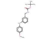 N-叔丁氧羰基-3-(4-<span class='lighter'>甲</span><span class='lighter'>氧基</span>苯胺基)苯<span class='lighter'>甲</span><span class='lighter'>胺</span>