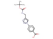 4-(4-((TERT-BUTOXYCARBONYLAMINO)METHYL)-1H-1,2,3-TRIAZOL-1-YL)BENZOIC ACID