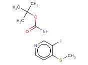 4-甲硫<span class='lighter'>基</span>-3-碘吡啶-2-氨基<span class='lighter'>甲酸</span><span class='lighter'>叔</span><span class='lighter'>丁</span><span class='lighter'>酯</span>