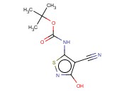 TERT-BUTYL 4-CYANO-3-HYDROXYISOTHIAZOL-5-YLCARBAMATE