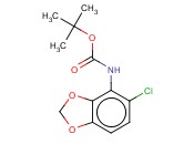 (5-<span class='lighter'>氯</span>-1,3-<span class='lighter'>苯</span>并<span class='lighter'>二</span>恶茂-4-基)氨基甲酸叔丁<span class='lighter'>酯</span>