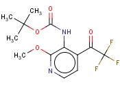 2-METHOXY-3-(BOC-AMINO)-4-TRIFLUORO-<span class='lighter'>ACETYLPYRIDINE</span>