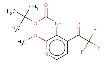 2-METHOXY-3-(BOC-AMINO)-4-TRIFLUORO-<span class='lighter'>ACETYLPYRIDINE</span>