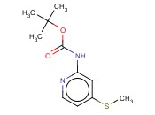 4-(甲硫<span class='lighter'>基</span>)吡啶-2-氨基<span class='lighter'>甲酸</span><span class='lighter'>叔</span><span class='lighter'>丁</span><span class='lighter'>酯</span>