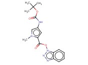BOC-4-AMINO-1-<span class='lighter'>METHYLPYRROLE</span>-2-CARBOXYLIC ACID 1,2,3-BENZOTRIAZOL-1-YL ESTER