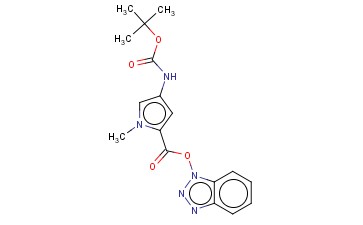 <span class='lighter'>BOC-4-AMINO-1-METHYLPYRROLE-2-CARBOXYLIC</span> ACID <span class='lighter'>1,2,3-BENZOTRIAZOL-1-YL</span> <span class='lighter'>ESTER</span>