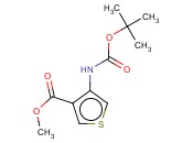 METHYL <span class='lighter'>4-BOC-AMINOTHIOPHENE-3-CARBOXYLATE</span>