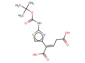 2-(2-<span class='lighter'>叔</span><span class='lighter'>丁</span><span class='lighter'>氧</span><span class='lighter'>羰基</span><span class='lighter'>氨基</span>噻唑-4-基)-2-戊烯二酸