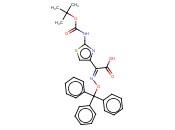 (Z)-2-(2-<span class='lighter'>叔</span><span class='lighter'>丁</span><span class='lighter'>氧</span>羰基氨基噻唑-4-<span class='lighter'>基</span>)-2-<span class='lighter'>三</span><span class='lighter'>苯甲基</span><span class='lighter'>氧</span>亚氨基乙酸