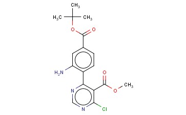 METHYL 4-(2-AMINO-4-[(TERT-BUTOXY)CARBONYL]PHENYL)-6-CHLOROPYRIMIDINE-5-CARBOXYLATE