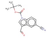 1-BOC-5-<span class='lighter'>CYANO</span>-3-FORMYLINDOLE